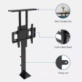 32-70inch Height Adjustable 1000mm Stroke Lifting Up To Down Motorized Drop Down Cabinet Tv Lift Floor Stand Electric Tv Mount